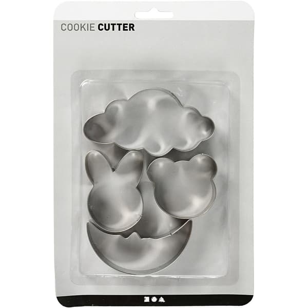 Stansformar / Kakformar - H: 8 cm - Baby - 4 st