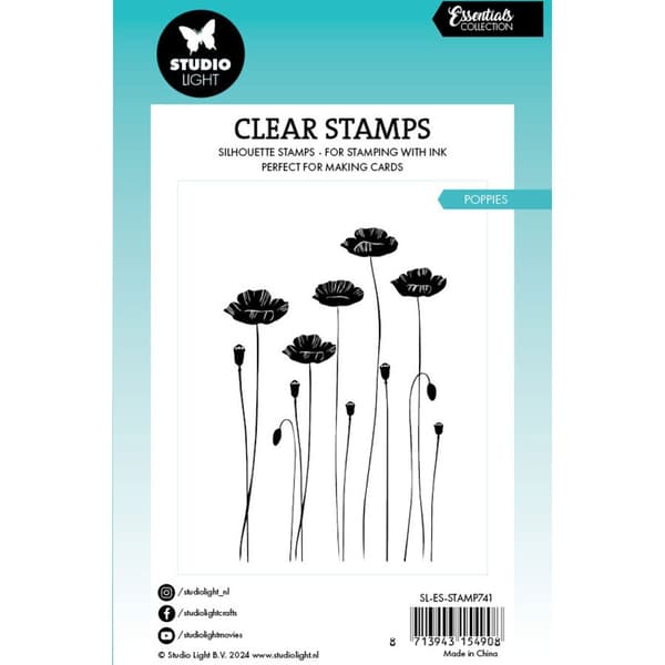 Clearstamp Studio Light - Poppies