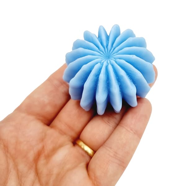 Silikonform Ljusformar - Rund Kaktus - Dia: 4,5 cm