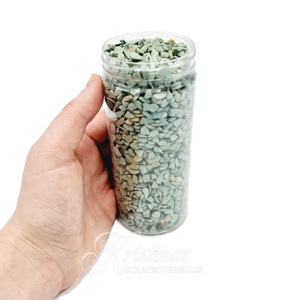 Dekorationssten - Grön Mix - 400g