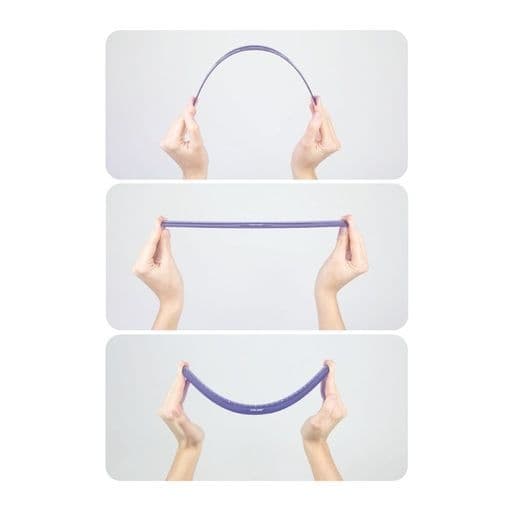 Milan Flexibelt Linjalset - Rosa - 4 delar