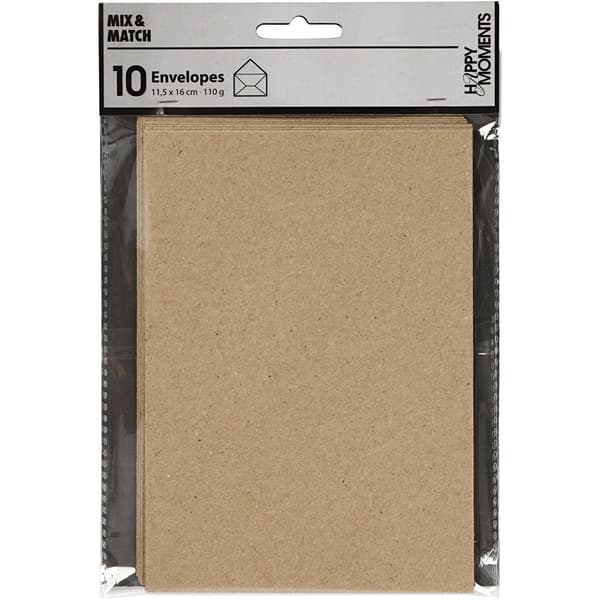 Kuvert C6 - Natur - 10 st