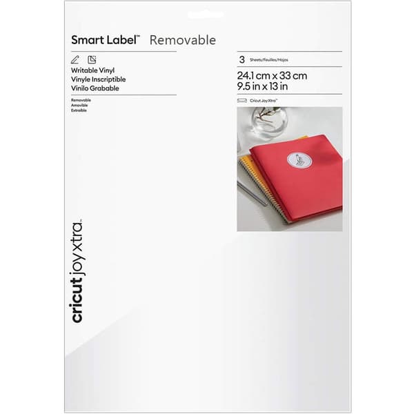 Joy Xtra Smart Label Writable - Removable - White - 3 ark