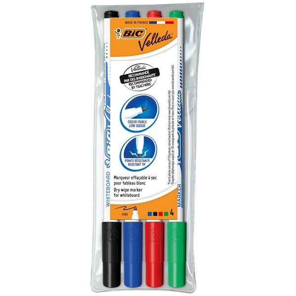 BIC Whiteboardpennor 1721 - 1,6 mm - 4 st