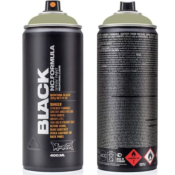 Montana Black 400 ml - Hannibal - Militärgrön