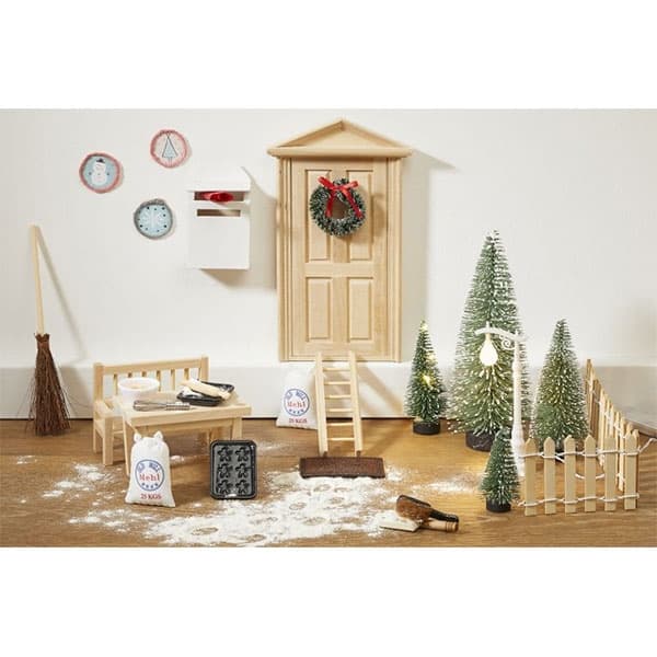 Miniatyr Gran med LED-belysning - 8 cm