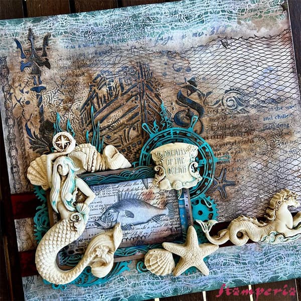 Die Cuts Stamperia Ephemera - Sailing Ship - 34 st