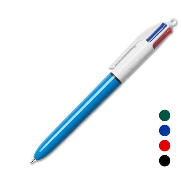 BIC Kulspetspenna - Medium - 4 färger - 1 st