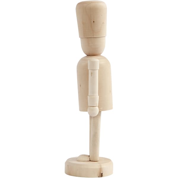 Figur nötknäpparen - H: 18 cm - Björk