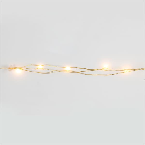 LED ljusslinga - L: 3,15 m - Guld