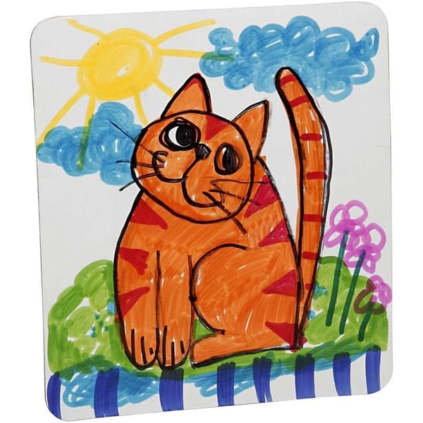 Dekoplatta - Pappram - 17x19 cm - 5 st
