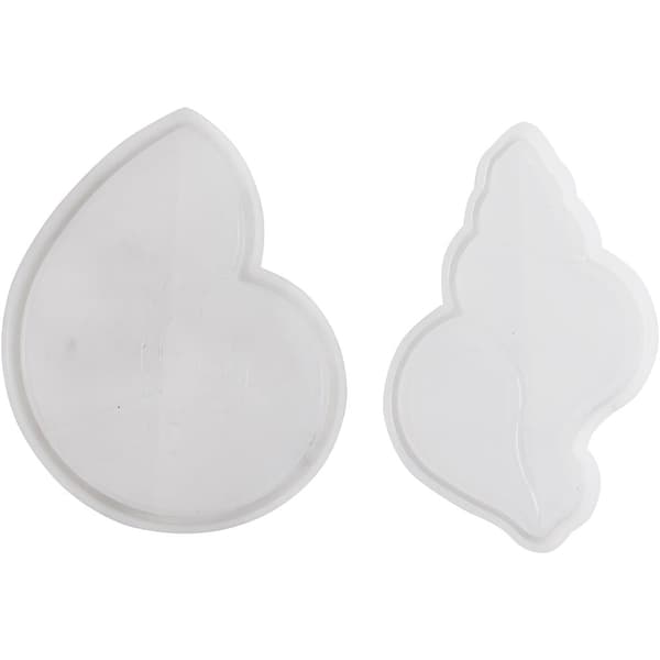 Silikonform Snäckor - 12×9 cm - 2 st Gjutformar