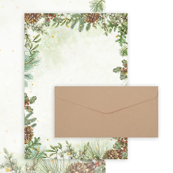 Brevpapper A4 - Mistel - Inkl Kuvert - 20 ark
