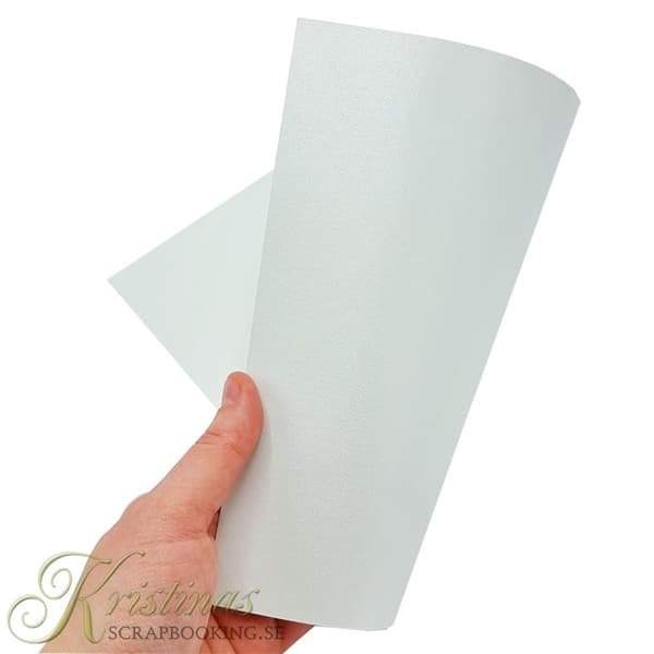 Pärlemo Papper A4 - Isblå - 20 ark - 220g