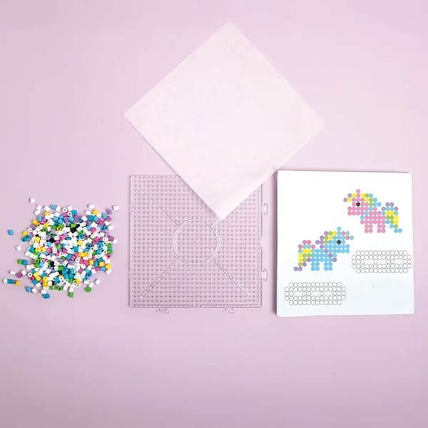 Rörpärlor Pyssel Set Playbox - Enhörning - 2000 Pärlor