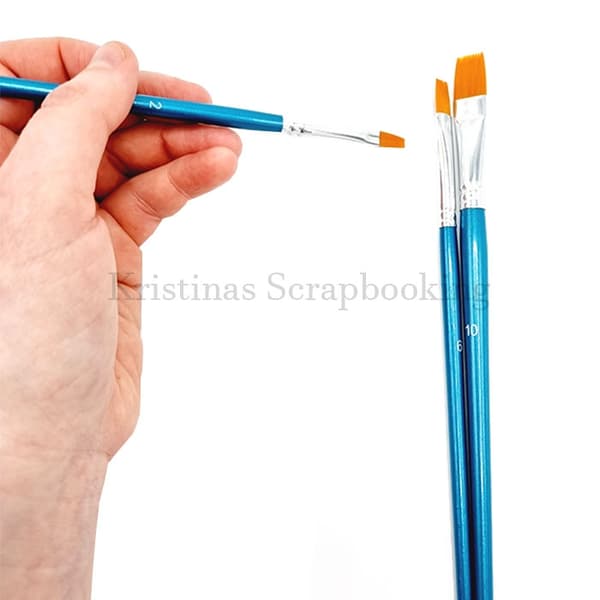 Hobbypenslar - Platta - 2,6,10 - 3 st