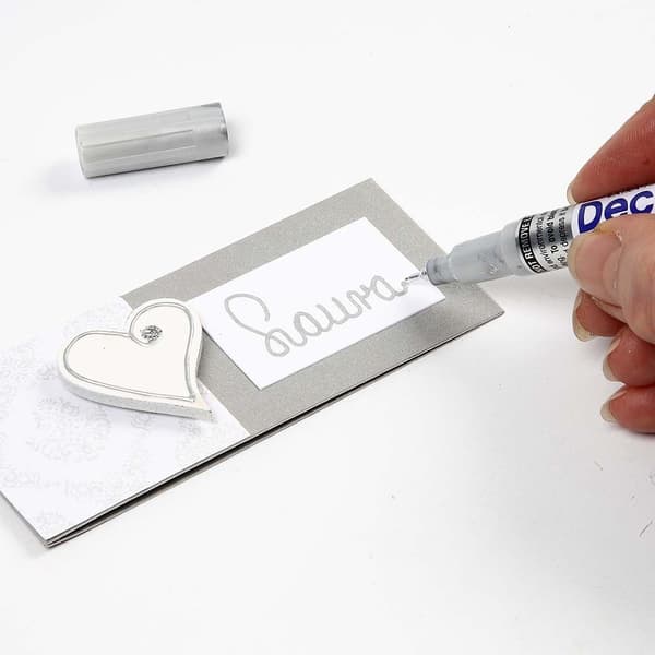 Silverpenna - Decocolor Fine Line 1,2 mm - Liquid Silver
