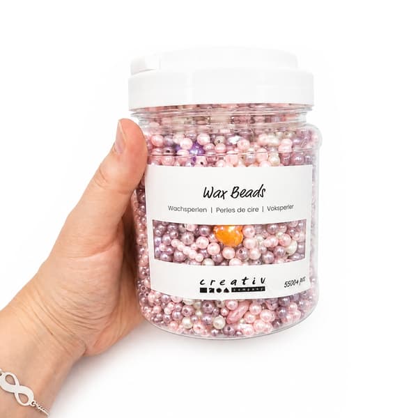 Vaxpärlor - Pärlemo Soft Mix - 425 gram - ca 5500 st