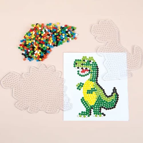 Rörpärlor Pyssel Set Playbox - Dinosaurier - 2000 Pärlor