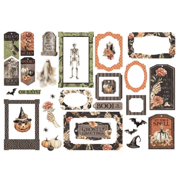 Chipboard Die Cuts - Ghostly Greetings by Graphic 45
