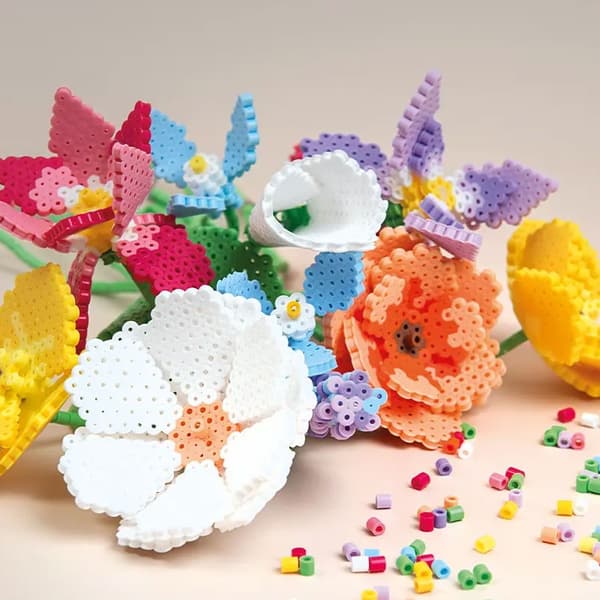 Rörpärlor Pyssel Set Playbox - Blommor - 5000 Pärlor