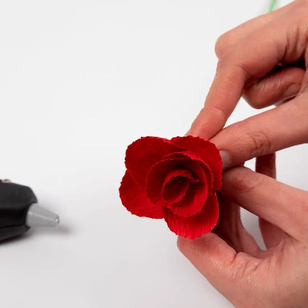 Mini DIY Pysselkit Kräppapper - Rosor