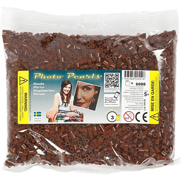 Photo Pearls - Brun - nr 3 - 6000 st