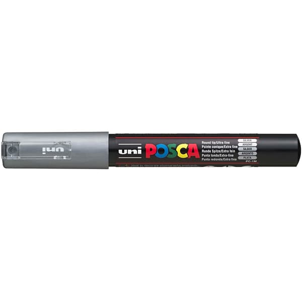 Posca Penna Extra Fine Bullet PC-1M - Silver - 0,7 mm