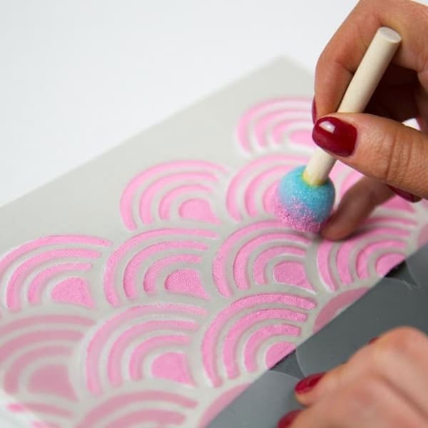 Silhouette Stencil Material - 6 ark - Utan lim