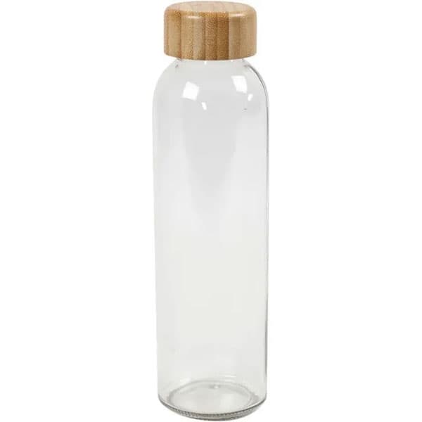 Vattenflaska av Glas Med Bambu-kork - 500 ml