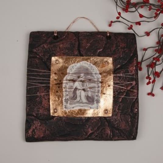 Bladmetall - Koppar - 16x16 cm - 25 ark