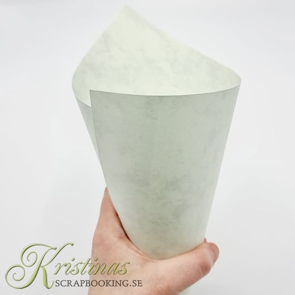 Mönstrade Papper A4 - Marmor Grön - 20 ark - 220 g