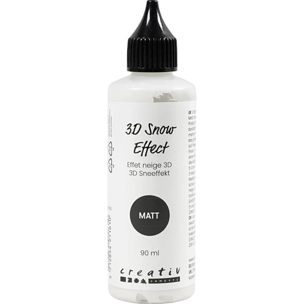 3D Snow Effekt - Snö Pasta - Dekorations Snö - 90 ml