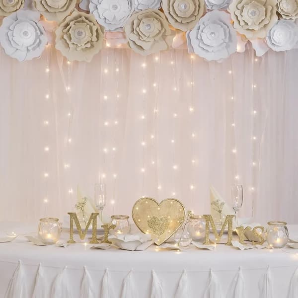 LED ljusslinga - L: 3,15 m - Silver