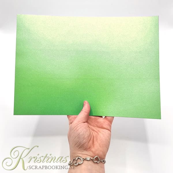 Pärlemo Papper A4 - Äppelgrön - 20 ark - 220g