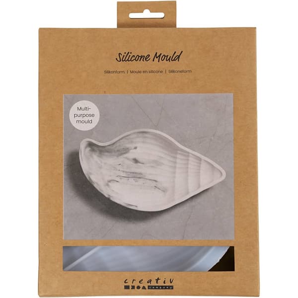 Silikonform - Snäcka - 20×11 cm