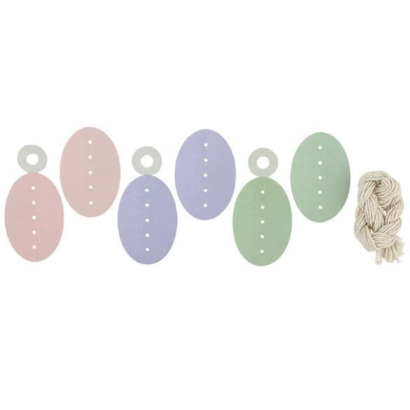 Pysselset DIY - Påsk Ornament Ägg - 6 st