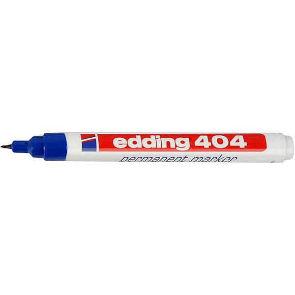 Edding 404 tusch - spets: 0,75 mm - Blå