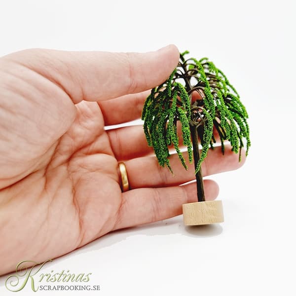 Miniatyr Träd - Mini Videträd - 7,5 cm