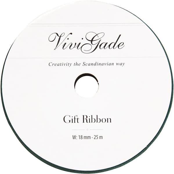 Presentband - B: 18 mm - Grön - 25 m