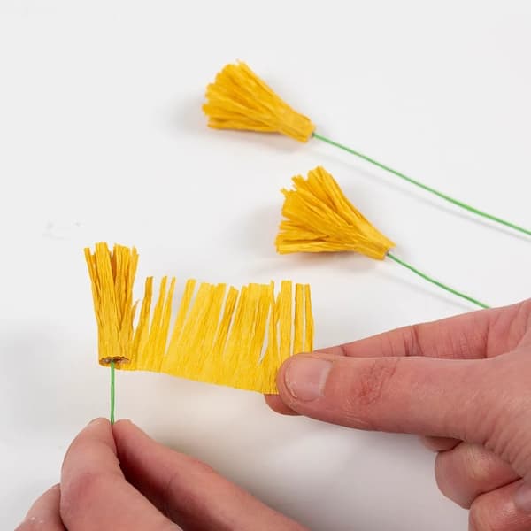 Mini DIY Pysselkit Kräppapper - Magnolia