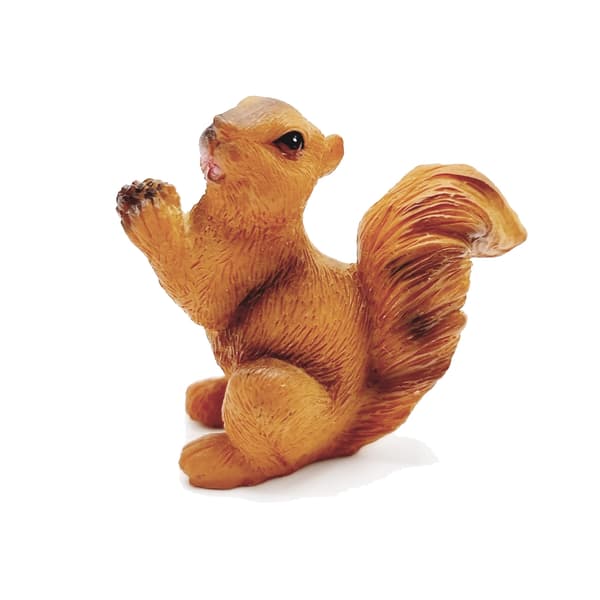Miniatyrfigur Ekorre - Brun - 4,5 cm