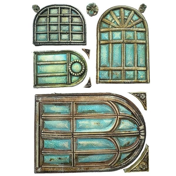 Silicon Mould A5 - Stamperia Masquerade - Windows