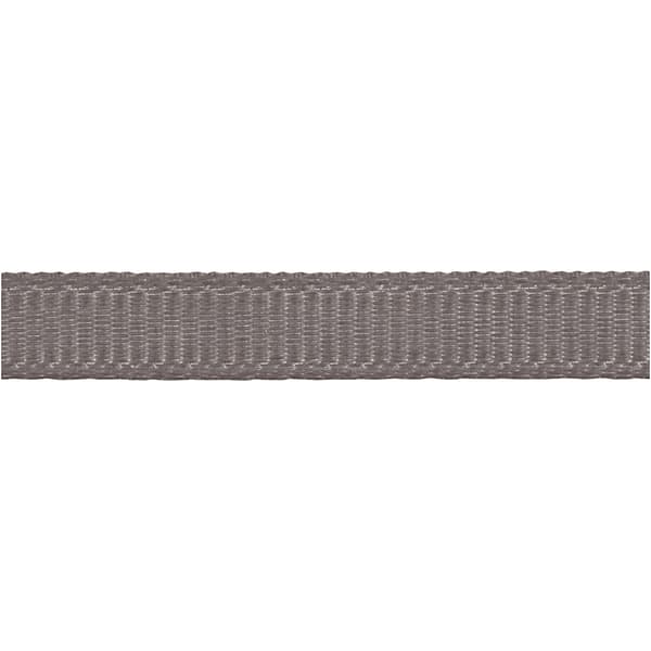 Grosgrainband - B: 5 mm - Grå - 15 m