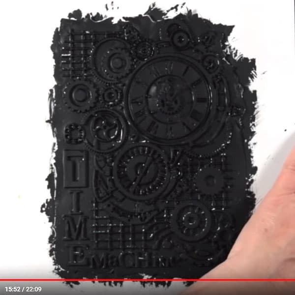 Texture Impression Mould A4 Stamperia - Poinsettia