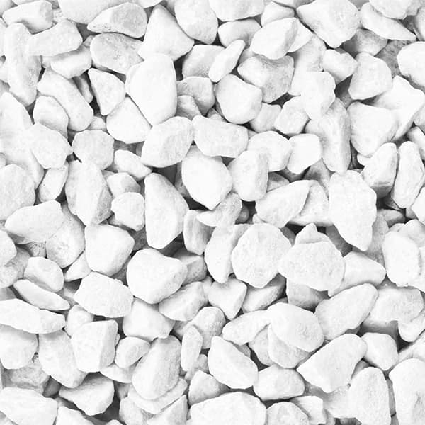 Dekorationssten - Vit - 500 g - 9-13 mm