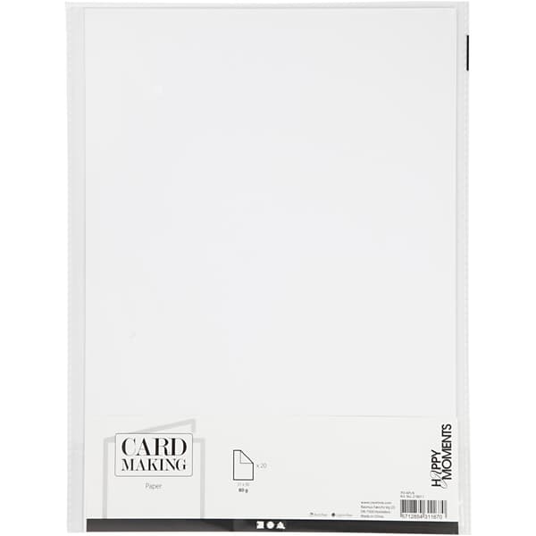 Papper A4 - Vit - 20 st - 80 g