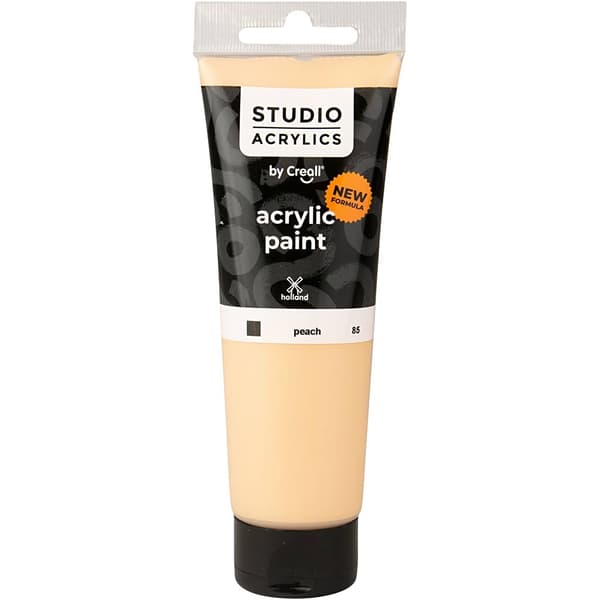 Creall Studio Akrylfärg - Täckande - Peach (85) - 120 ml