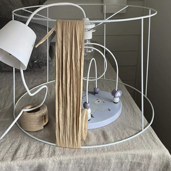 Pappersgarn - Sand - 100 m - Raffia