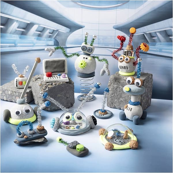 DIY Pysselkit - Robotvärld Av Silk Clay Lera
